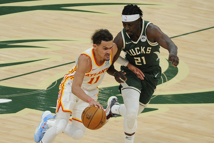  特雷杨准三双老鹰展翅擒下尼克斯